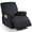 Black, variant on RUAOZZ Recliner Chair Slipcovers with Pockets, Stretch Recliner Sofa Cover Furniture Armchair Slipcovers, Coffee