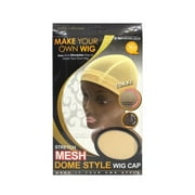 Qfitt Make Your Own Wig Stretch Mesh Dome Style U-Part Wig Cap #5031 Natural Color