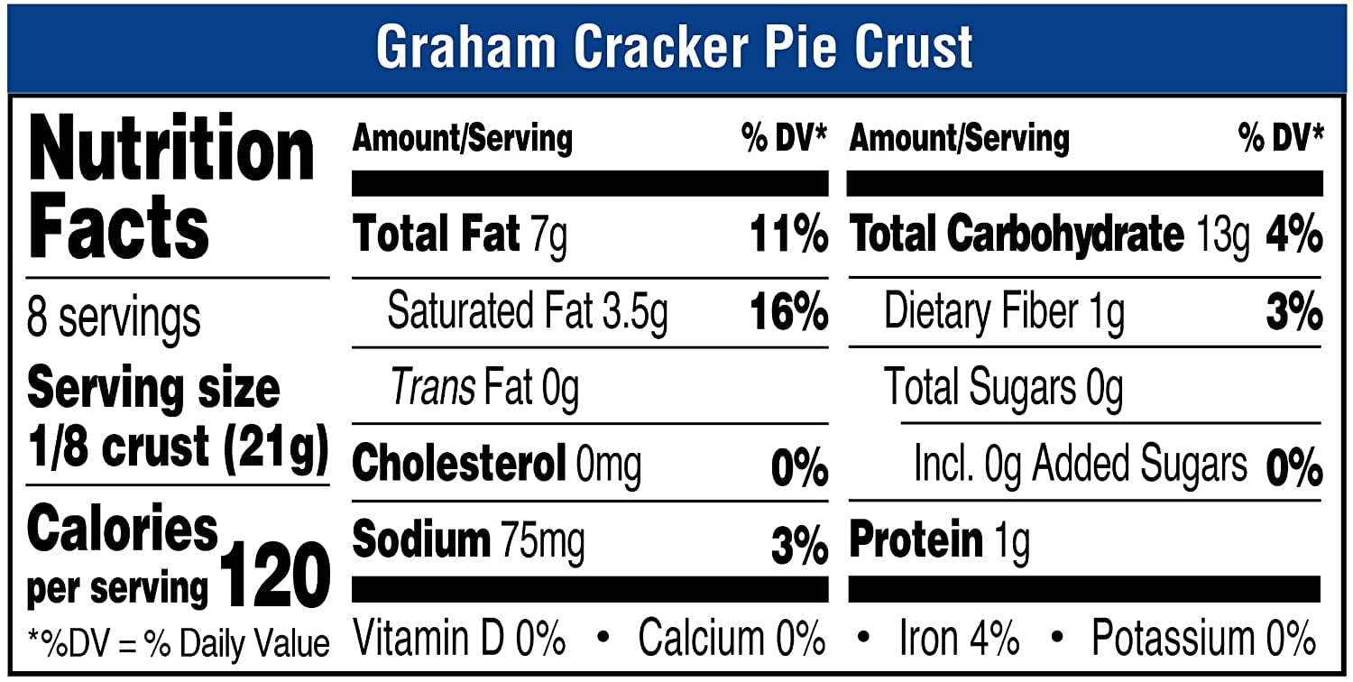 Fifty50 SUGAR FREE Graham Cracker Pie Crust (Pack of 3), 6 oz