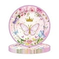 thumbnail image 1 of Watercolor Style Paper Plate & Tissue Easy to Assemble for Parties  12pcs 7 Inch Plates, 1 of 6