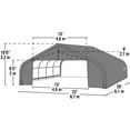thumbnail image 4 of Sheltercoat 22 X 20 Ft. Garage Peak Grey Std, 4 of 12