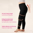 thumbnail image 3 of Fnooota Womens Thermal Leggings, Stretch Elastic Waist Winter Fleece Yoga Pants Black Size XL-5XL, 3 of 8