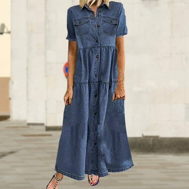 Vestidos Tallas Grandes FTCayanz Vestido De Verano Para Mujer