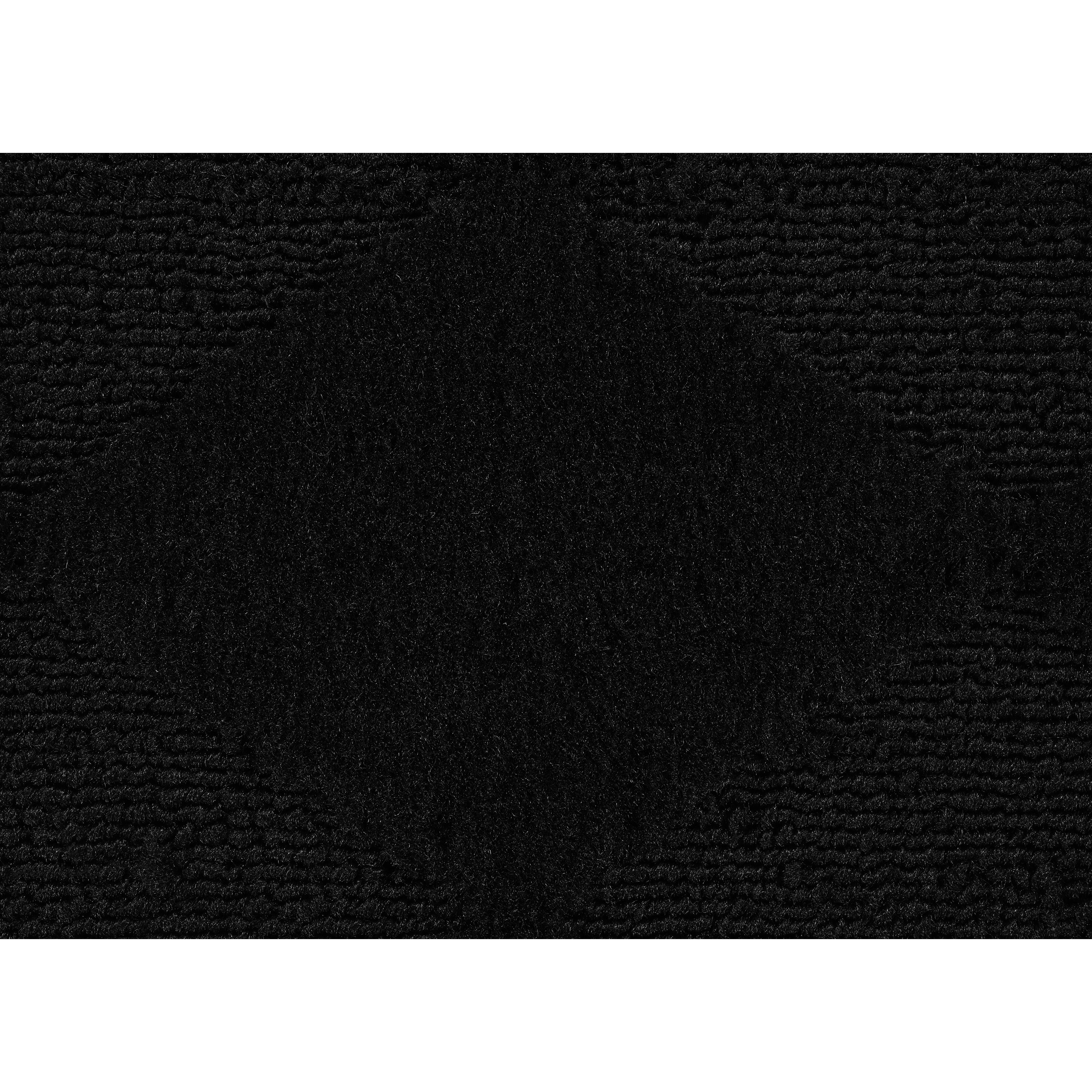 Garland Rug Diamond Polypropylene Black Indoor Runner Rug, 2' x 8'