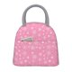 thumbnail image 1 of Fotbe Snowflake pink backgrounds Bolsa de Almuerzo con Estampado, Lonchera Aislada, Contenedor de Comida Reutilizable Tipo Cooler a Prueba de Fugas, 1 of 6