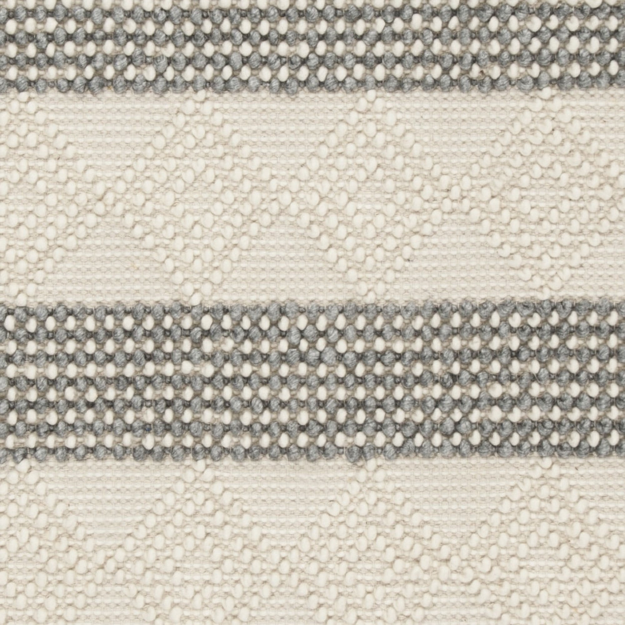 SAFAVIEH Natura Tamsen Geometric Striped Area Rug, Grey/Ivory, 9' x 12'