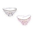 thumbnail image 1 of 2 Lady Belly Dance Beaded Sequin Face Accesorio para Disfraz de Halloween jinwen Cara de malla de vientre, 1 of 7
