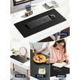 thumbnail image 4 of Miroddi Desk Pad Protector, Office PU Leather Mouse Mat, 31.5 x 15.7, Waterproof & Non-Slip Base Large Mouse Pad for Home, Black, 4 of 7