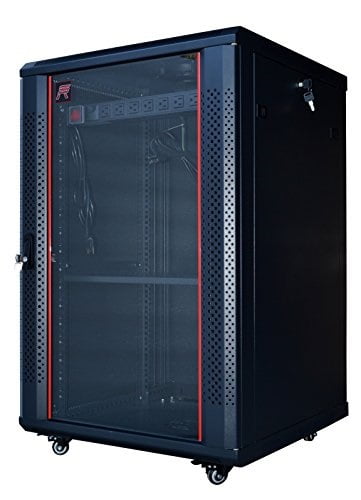 18U 24" Deep Server Rack Cabinet Enclosure