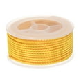 thumbnail image 1 of Unique Bargains Nylon Thread Twine Beading Cord 2mm Extra-Strong Braided Nylon Crafting String 11M/36 Feet, Golden, 1 of 7