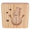 thumbnail image 4 of Lámpara de Madera 3D Regalo Encantador del Diseño Hueco del Muñeco de Nieve en la Sala de Estar Decoración del Hogar Regalo de Navidad ANGGREK Otros, 4 of 8