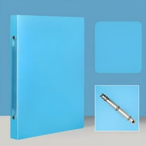 BESTSKY 1 Inch Binders 3 Ring, Soft 3 Ring Binder, Cute 1" Binder, Plastic Ring Binder, Flexible Binder, One Inch Binder, Thin Binder, Office Supplies, Classroom Must Haves