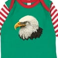 thumbnail image 4 of Inktastic Bald Eagle Boys or Girls Long Sleeve Baby Bodysuit, 4 of 5