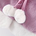 thumbnail image 6 of XXWXYD Baby Girls 𝖥aux F𝗎r 𝖠ntler Hooded Cape, Winter Thick Poncho Cloak with Cozy Lining, Christmas Photoshoot Outerwear for Baby, 6 of 9