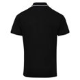 thumbnail image 2 of Premier - Polo Coolchecker Contraste de Pique para Hombre (Negro, Blanco), 2 of 3
