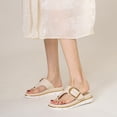 thumbnail image 4 of Sandalias THONG Plataforma Flip Fashion Forbition (beige 42), 4 of 9