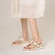 thumbnail image 4 of Sandalias THONG Plataforma Flip Fashion Forbition (beige 42), 4 of 9