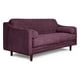thumbnail image 3 of Sofá Cama Makora Ilios Con Memory Foam, Color Morado, Velvet Respaldo Reclinable De 3 posiciones., 3 of 8