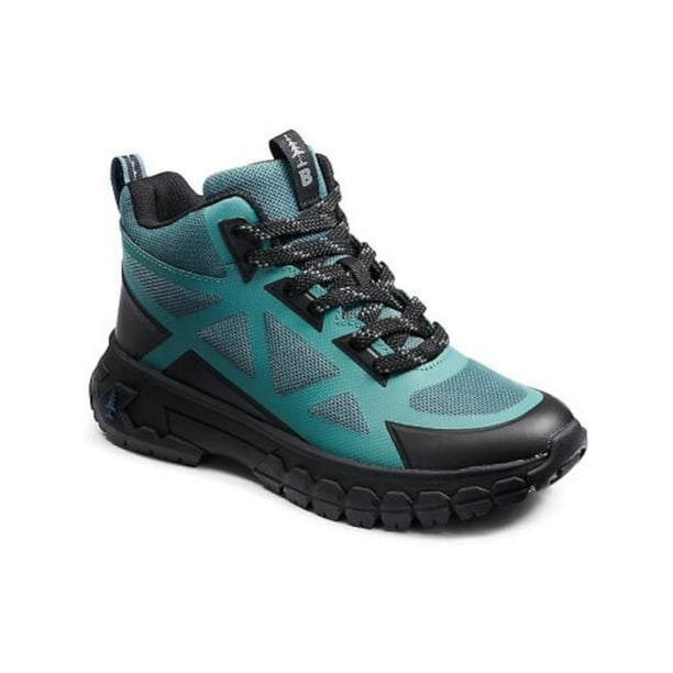 BASS OUTDOOR Womens Teal Mixed Media Breathable Removable Insole