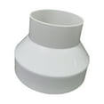 thumbnail image 3 of Reductor de conductos Reductor de conductos de aire duradero Aumentador para baño de fábrica en el hogar 150 a 100 mm Cola Conector de conducto, 3 of 7