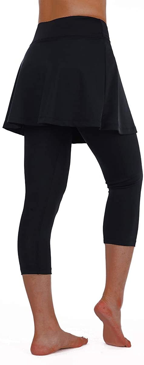 Tennis Capri Leggings With Ball Pocket