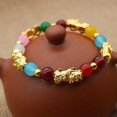 thumbnail image 1 of Pulsera Pixiu con cuentas de cristal para mujer, hombre, pareja, Feng Shui, trae suerte, riqueza, fiesta, joyería colorida-50335, 1 of 4