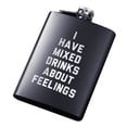 thumbnail image 4 of 8oz Men Funny Letter Print Stainless Steel Hip Flask Whiskey Alcohol Container, 4 of 6