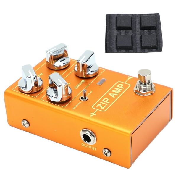 Pedal de Efecto Overdrive Jadeshay personalizado con True Bypass color Naranja