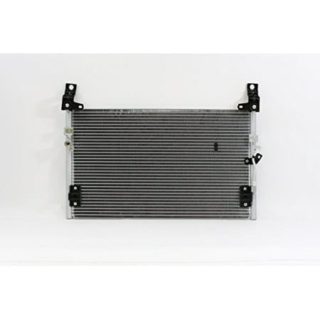 A-C Condenser - Pacific Best Inc For/Fit 3062 01-04 Toyota Tacoma 2WD/4WD/PreRunner Parallel Flow Aluminum w/o Receiver &