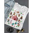 thumbnail image 3 of Circus Carnival T-Shirt Women -SPIdeals Designs, Female Small, 3 of 4