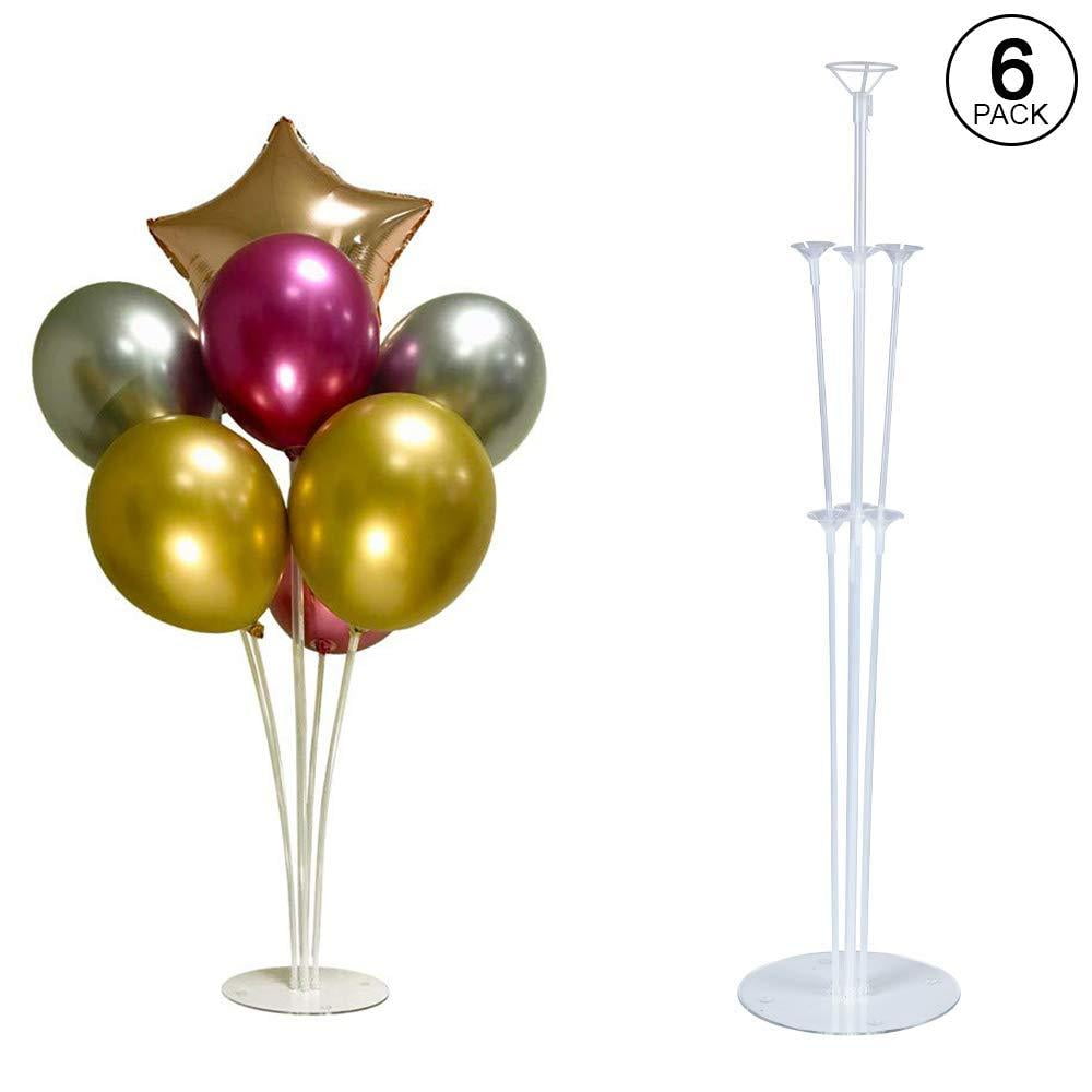6 Balloon Stand Kit Largest Available Complete with 6 Flower Clips