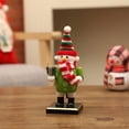 thumbnail image 3 of 16cm Nutcracker Puppet Toys Shelves Tables Decor Snowman, 3 of 7