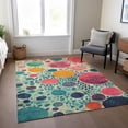 thumbnail image 5 of Dalyn Rugs Machine Washable Indoor/Outdoor Chantille Teal 2'6" x 3'10" Rug, 5 of 9
