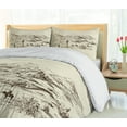 thumbnail image 4 of Ambesonne American Duvet Cover Sets, Wild West Cowboys, 2-King, Beige Black, 4 of 6
