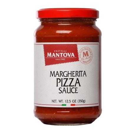 Mantova Pizza Sauce Margarita, 12.5 oz (Pack of 2)