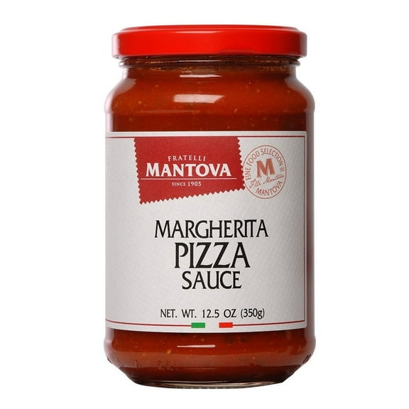 Mantova Pizza Sauce Margarita, 12.5 oz (Pack of 2)