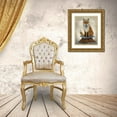 thumbnail image 3 of Fab Funky 20x24 Gold Ornate Wood Framed with Double Matting Museum Art Print Titled - Fox with Tiara, Full, 3 of 4