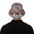 thumbnail image 5 of Sikiie Cute Dogs Puppy1 Reflective Double-Sided Bucket Hat, Sun Hat, for Gardening, Beaching, Camping, Hiking, Fishing, 5 of 6