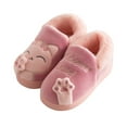 thumbnail image 4 of KEXE Kid Slippers Kids House Shoes Toddler Kids Slippers Cute Animal Cartoon Shoes Girls Boys Warm Winter Household Slippers 5-5.5 Years, 4 of 4
