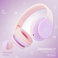 thumbnail image 3 of Auriculares para niños PowerLocus Over-Ear, inalámbricos con Bluetooth, con micrófono, volumen seguro, plegables, con estuche, 3 of 3