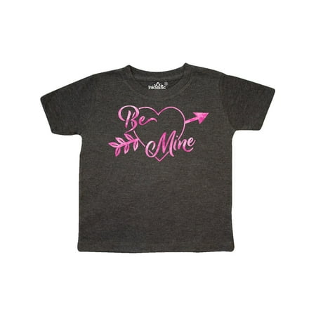 

Inktastic Be Mine Valentine s Day Arrow and Heart in Pink Gift Toddler Boy or Toddler Girl T-Shirt