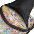 thumbnail image 3 of Crossbody Bag - Club 99 - (Turquoise/Orange/Cream) - Unisex - All Ages - The Merch by SIMA Visual Arts, 3 of 8