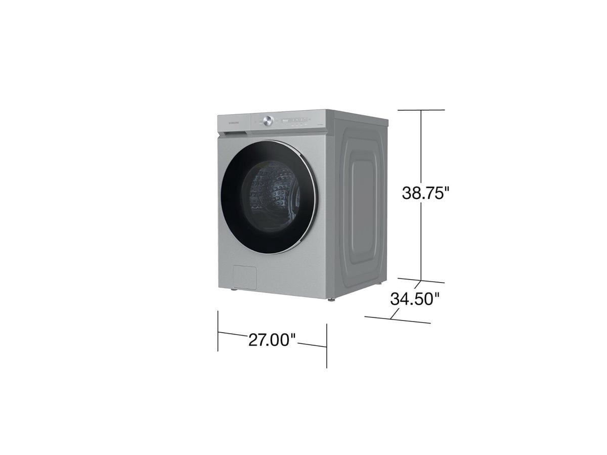 Samsung 27" Smart Front Load Washer w/ 5.3 cu ft Capacity, Wifi Enabeld, 25 Wash Cycles WF53BB8900AT