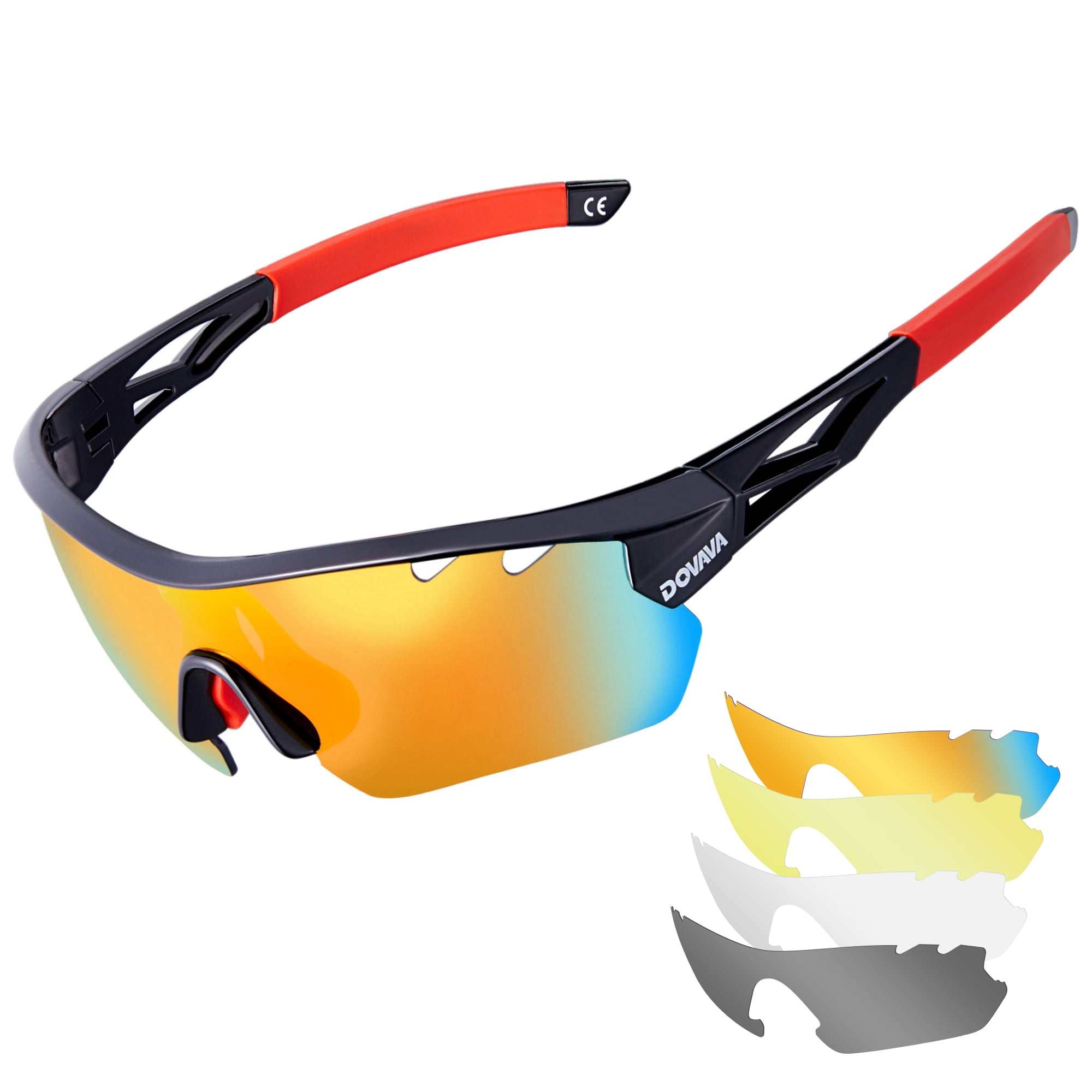Men's Polarized Sunglasses Outdoor Sport Driving Fishing Riding Square Glasses 