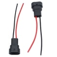 thumbnail image 3 of Male Adapter Wiring Harness, 2Pcs Socket Wires Easy Connection Low Transmission Loss  For 9005 HB3 For H10 For 9006 HB4, 3 of 8
