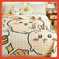 thumbnail image 4 of Powdered Chiikawa blanket cartoon milk velvet thickened office lunch blanket household sofa cover blanket, 4 of 10