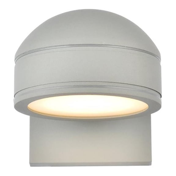 Raine Integrated LED wall sconce in silver