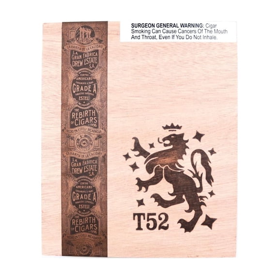 Liga Privada Belicoso T52 Empty Wood Cigar Box 7" x 6" x 4"