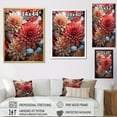 thumbnail image 4 of Designart "Elegant Softness Of Mum Flowers III" Mums Canvas Art Print, 4 of 7