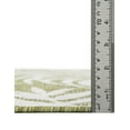 thumbnail image 6 of Unique Loom Outdoor Botanical Collection Area Rug - Palm (6' 1" Square Green/Ivory), 6 of 6